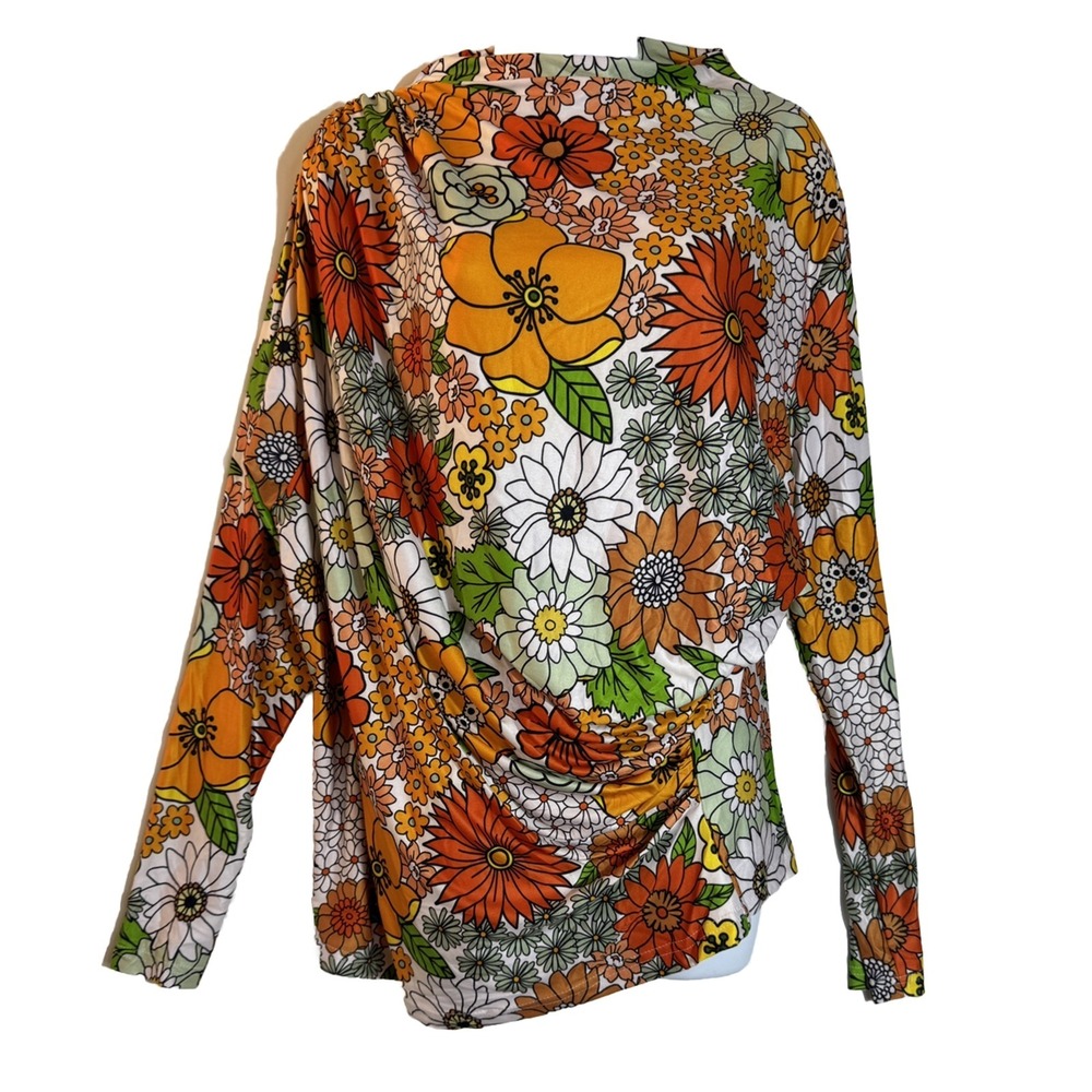 Izuria Blouses for Women Fashion Long Sleeve Floral Size 3XL‎